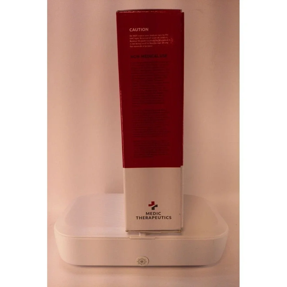 MEDIC‎ THERAPEUTICS Sterilizing Box Adult One Size White New UVC LED Wireless